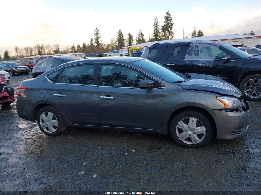 2015 Nissan Sentra Fe+ S/S/Sl/Sr/Sv VIN: 3N1AB7AP2FL630863 Lot: 43963669
