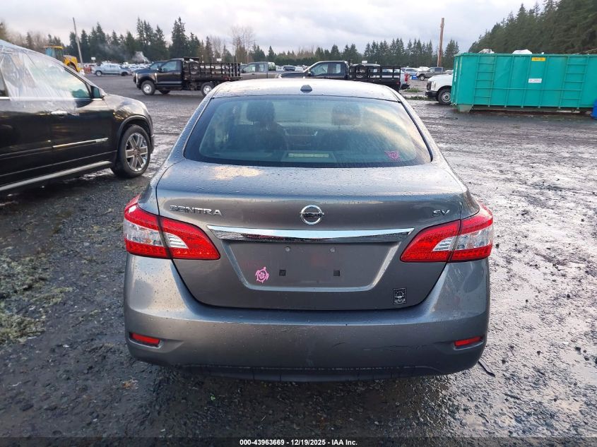 2015 Nissan Sentra Fe+ S/S/Sl/Sr/Sv VIN: 3N1AB7AP2FL630863 Lot: 43963669