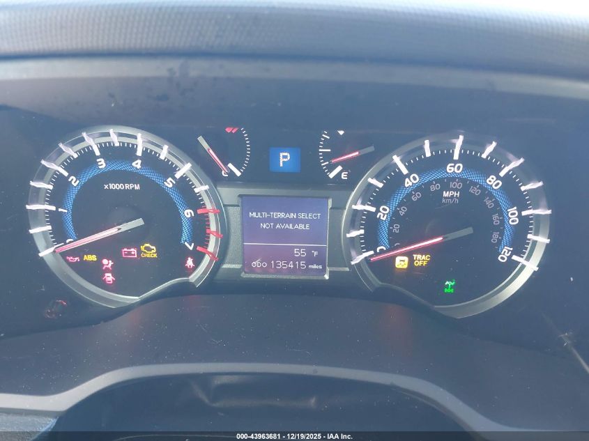 2016 Toyota 4Runner Trail VIN: JTEBU5JR9G5284275 Lot: 43963681