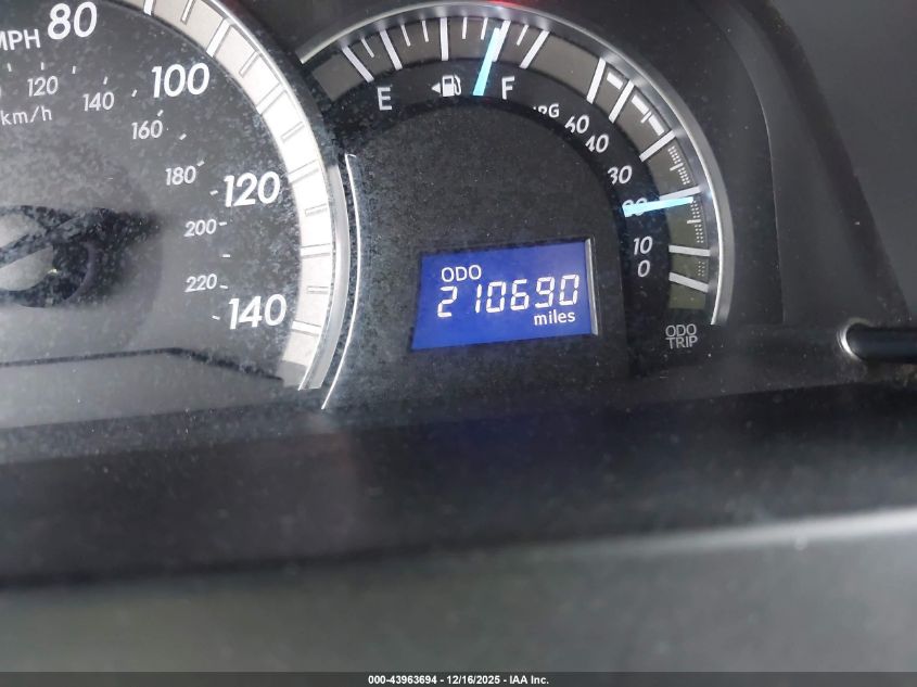 2013 Toyota Camry Se VIN: 4T1BF1FK4DU658730 Lot: 43963694