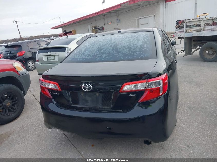 2013 Toyota Camry Se VIN: 4T1BF1FK4DU658730 Lot: 43963694