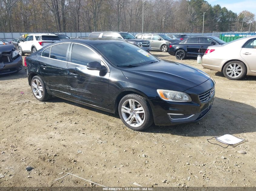 2015 Volvo S60 T5 Premier VIN: YV1612TK4F1343813 Lot: 43963701