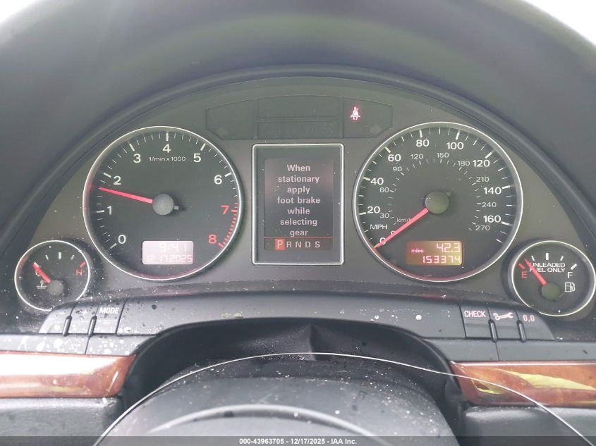 2006 Audi A4 3.2 Avant VIN: WAUKG78E66A080532 Lot: 43963705