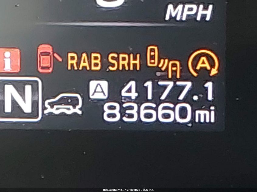 2020 Subaru Outback Limited VIN: 4S4BTANC2L3232414 Lot: 43963714