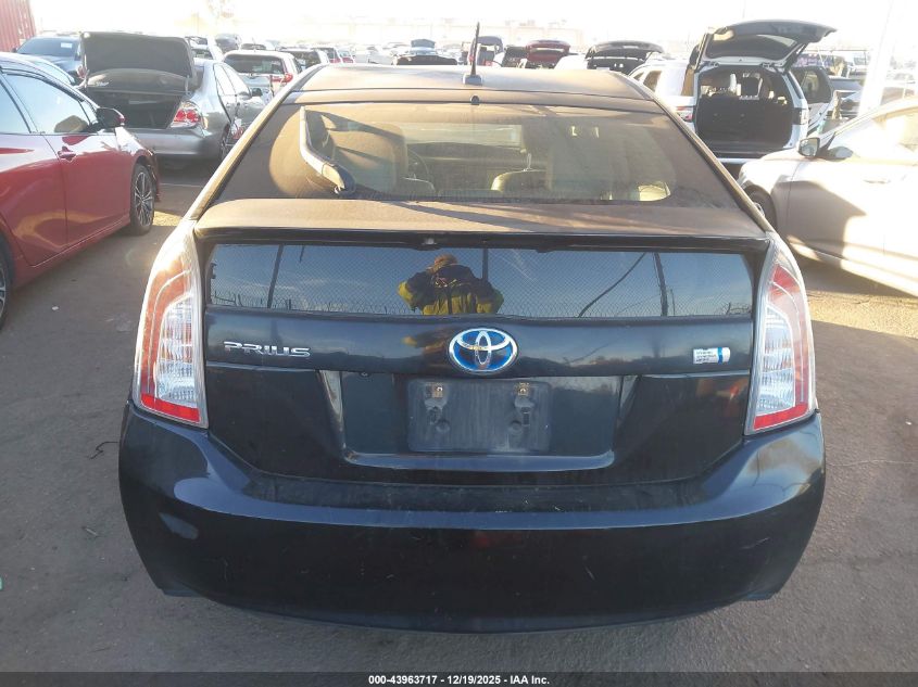 2012 Toyota Prius Four VIN: JTDKN3DU6C1544266 Lot: 43963717