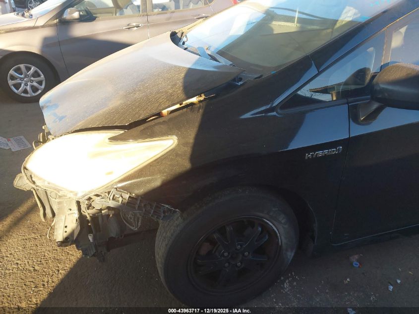 2012 Toyota Prius Four VIN: JTDKN3DU6C1544266 Lot: 43963717