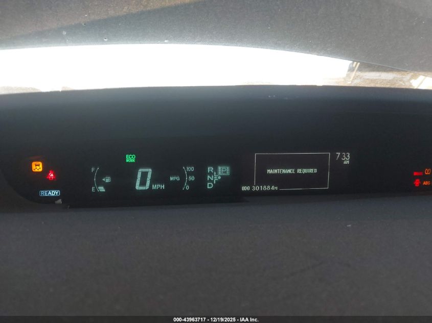 2012 Toyota Prius Four VIN: JTDKN3DU6C1544266 Lot: 43963717