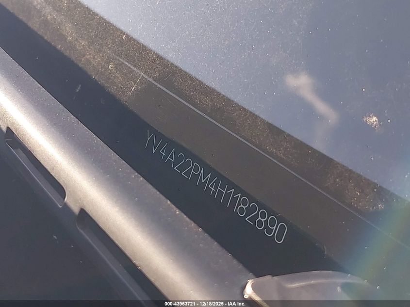 2017 Volvo Xc90 T6 R-Design VIN: YV4A22PM4H1182890 Lot: 43963721