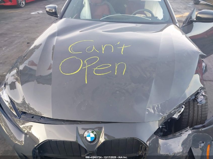 2025 BMW 430I Gran Coupe VIN: WBA23FB04SFU11060 Lot: 43963724