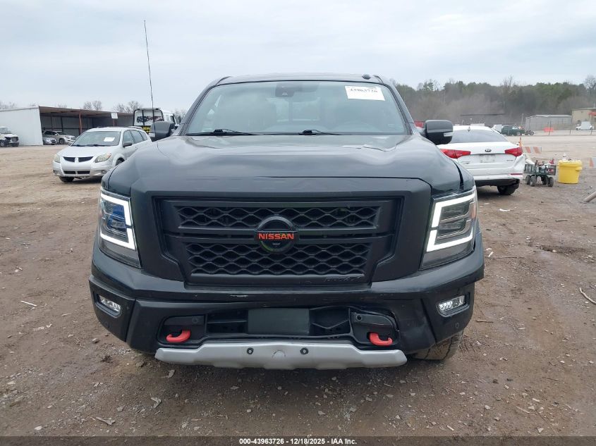 2021 Nissan Titan Pro-4X 4X4 VIN: 1N6AA1ED6MN528571 Lot: 43963726