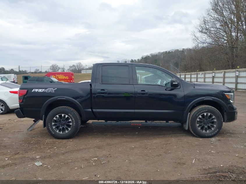 2021 Nissan Titan Pro-4X 4X4 VIN: 1N6AA1ED6MN528571 Lot: 43963726