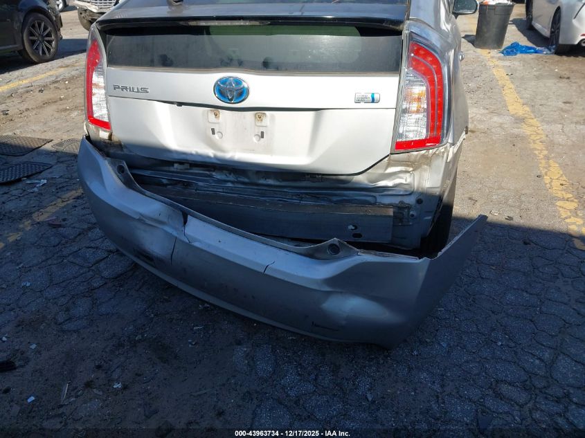 2015 Toyota Prius Two VIN: JTDKN3DU8F0439500 Lot: 43963734