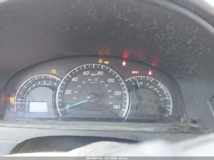 2012 Toyota Camry Xle VIN: 4T4BF1FK6CR222644 Lot: 43963742