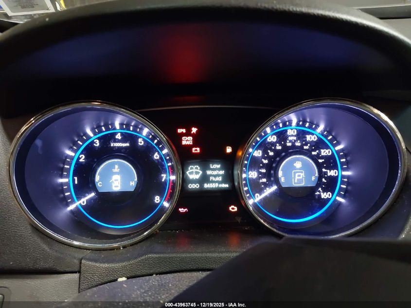 2012 Hyundai Sonata Gls VIN: 5NPEB4AC2CH382345 Lot: 43963745