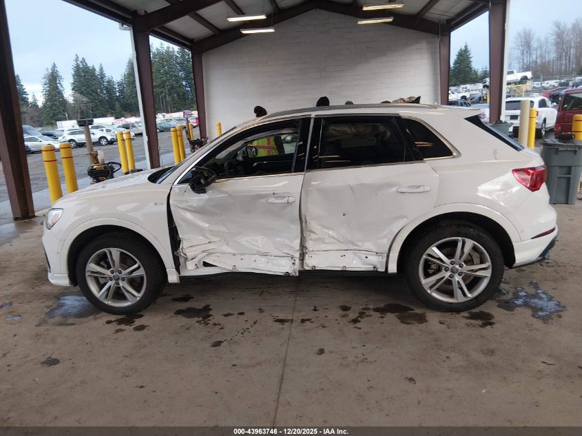 2021 Audi Q3 Premium Plus 45 Tfsi S Line Quattro Tiptronic VIN: WA1EECF35M1002265 Lot: 43963746