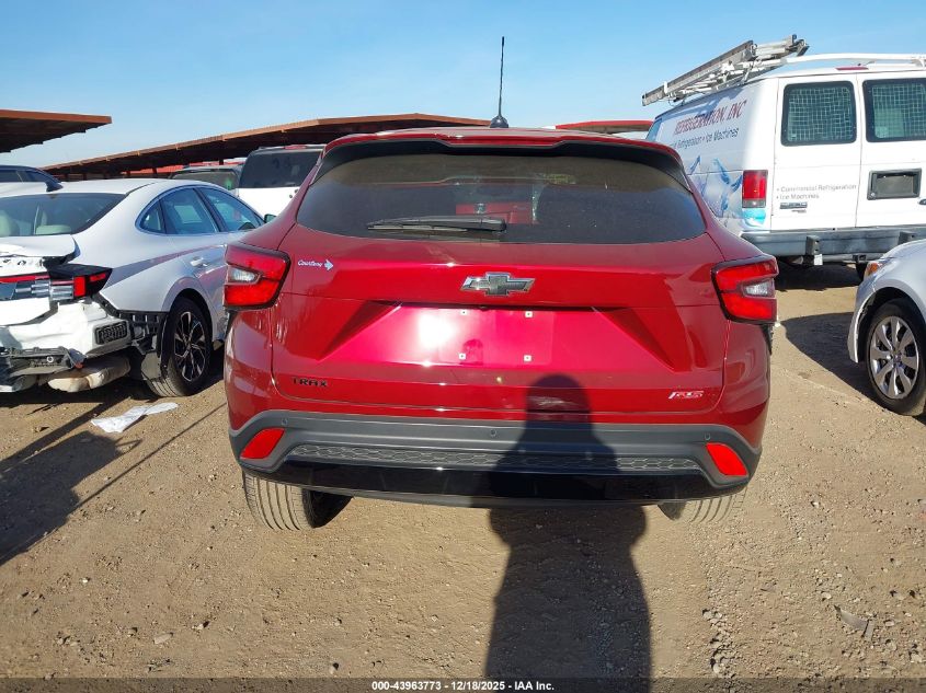 2025 Chevrolet Trax Fwd 1Rs VIN: KL77LGEP8SC290717 Lot: 43963773