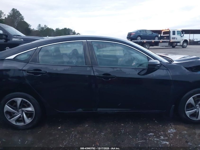 2020 Honda Civic Lx VIN: 19XFC2F69LE002706 Lot: 43963782