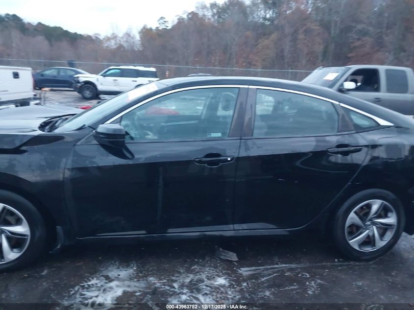 2020 Honda Civic Lx VIN: 19XFC2F69LE002706 Lot: 43963782