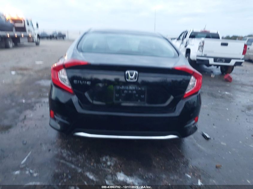 2020 Honda Civic Lx VIN: 19XFC2F69LE002706 Lot: 43963782