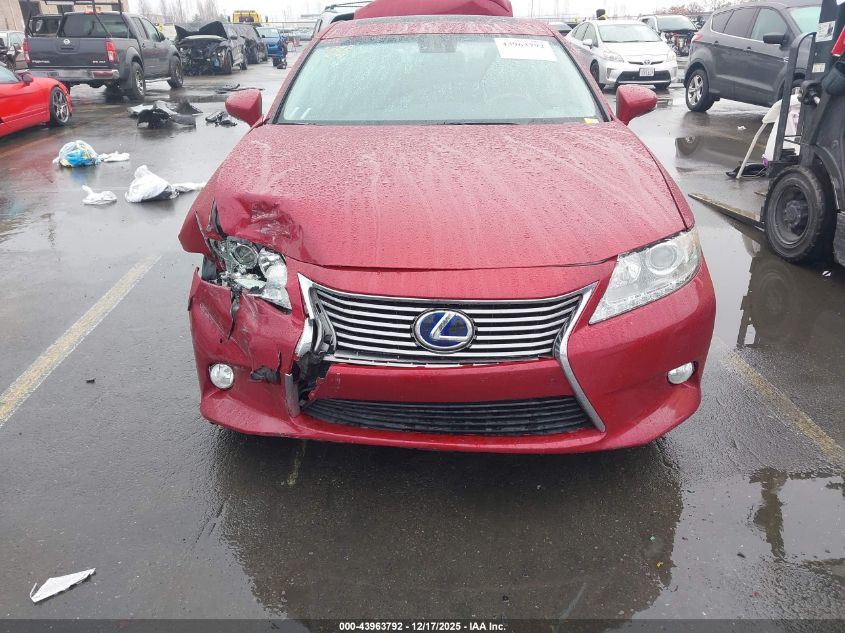 2013 Lexus Es 300H VIN: JTHBW1GG9D2002676 Lot: 43963792