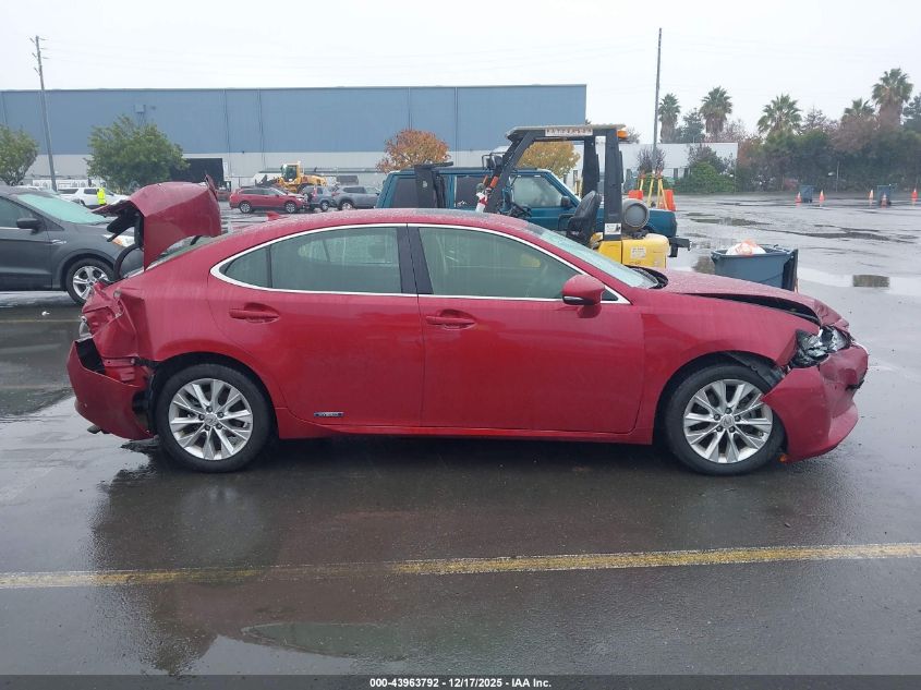 2013 Lexus Es 300H VIN: JTHBW1GG9D2002676 Lot: 43963792