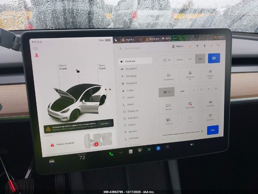 2021 Tesla Model Y Long Range Dual Motor All-Wheel Drive VIN: 5YJYGDEE4MF214863 Lot: 43963796