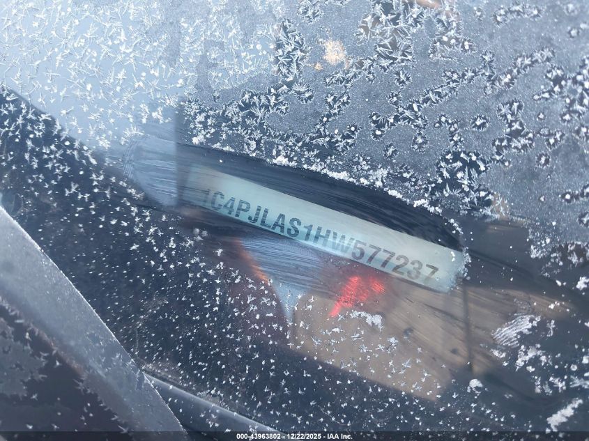 2017 Jeep Cherokee Altitude Fwd VIN: 1C4PJLAS1HW577237 Lot: 43963802