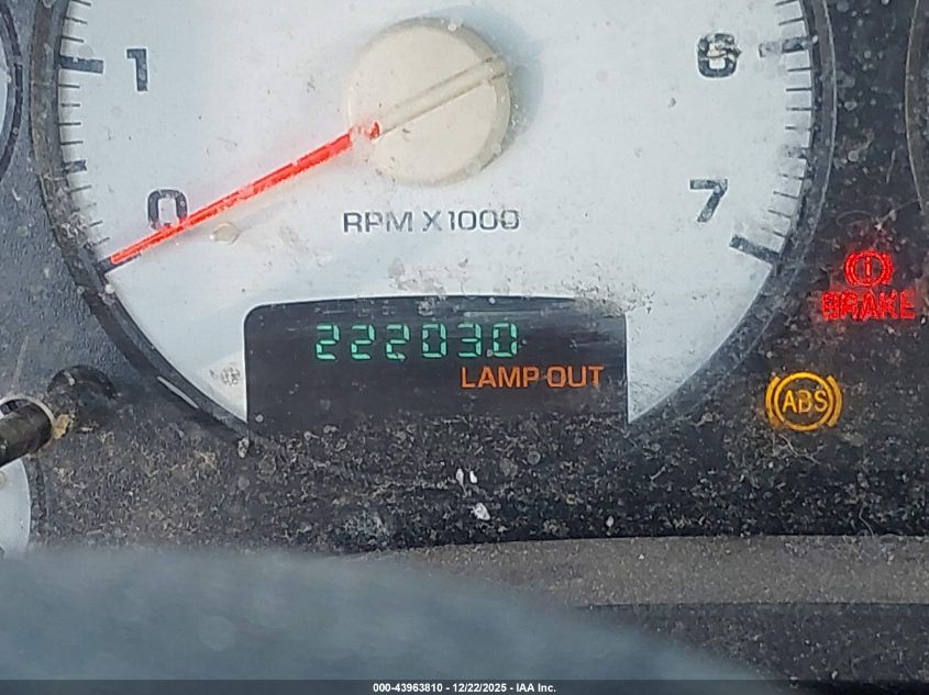 2003 Dodge Ram 1500 Slt/Laramie/St VIN: 1D7HA16D33J682229 Lot: 43963810