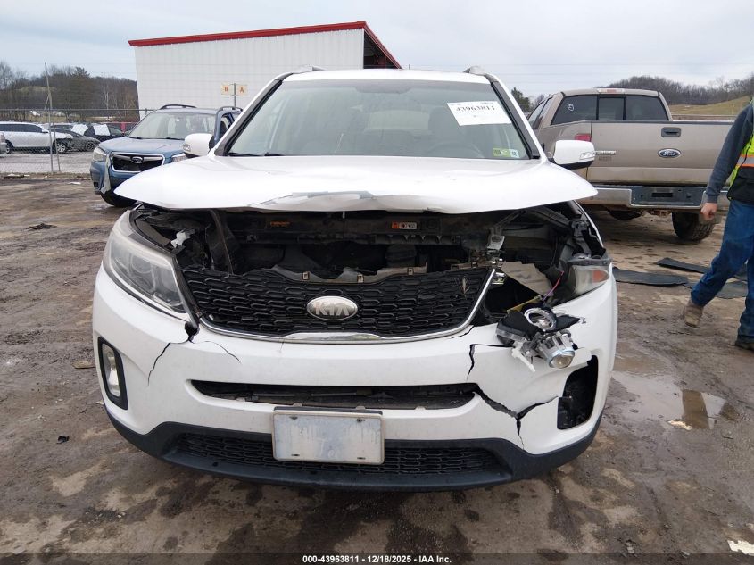 2014 Kia Sorento Lx VIN: 5XYKT3A65EG465251 Lot: 43963811