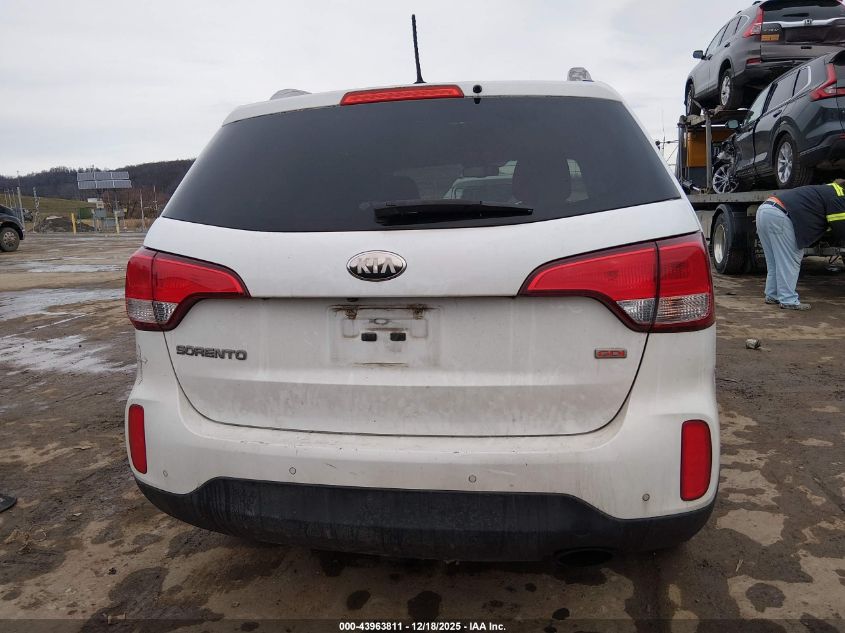 2014 Kia Sorento Lx VIN: 5XYKT3A65EG465251 Lot: 43963811