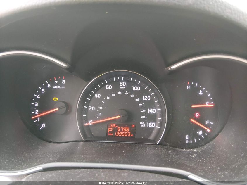 2014 Kia Sorento Lx VIN: 5XYKT3A65EG465251 Lot: 43963811