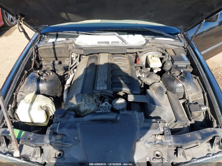 1995 BMW 325 Ic Automatic VIN: WBABJ6323SJD44358 Lot: 43963819