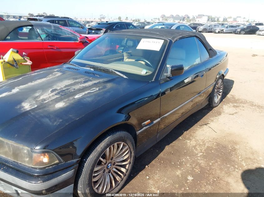 1995 BMW 325 Ic Automatic VIN: WBABJ6323SJD44358 Lot: 43963819