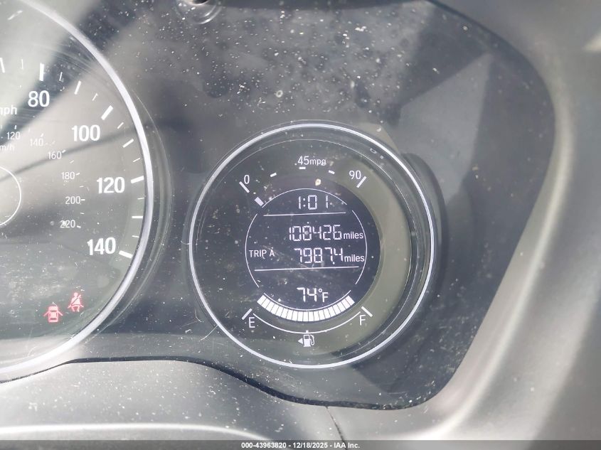 2020 Honda Hr-V 2Wd Lx VIN: 3CZRU5H39LM705558 Lot: 43963820