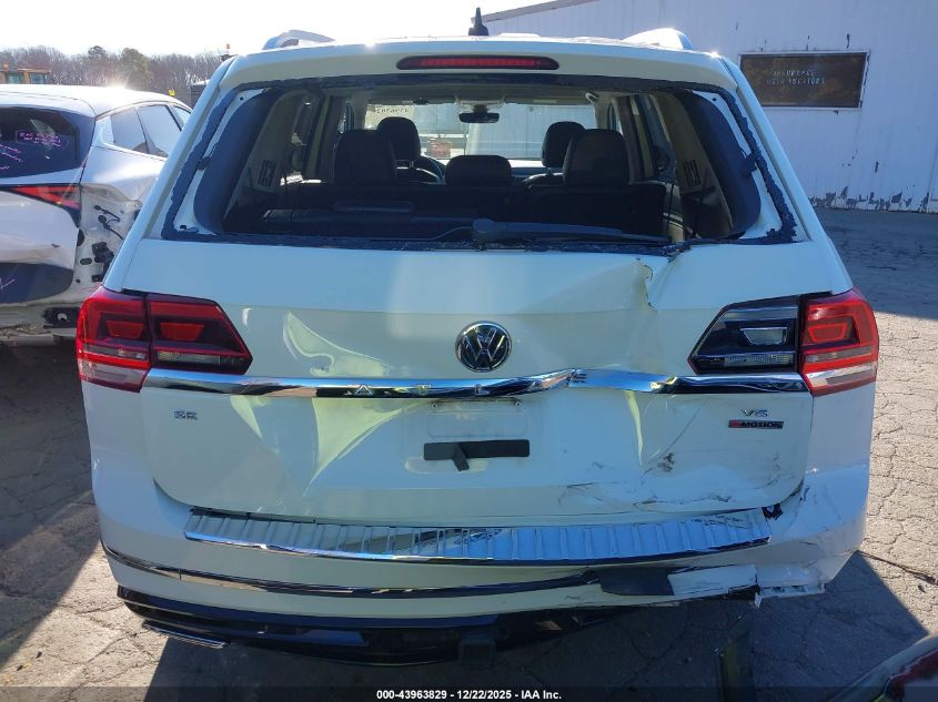 2019 Volkswagen Atlas 3.6L V6 Se W/Technology R-Line VIN: 1V2XR2CA7KC576642 Lot: 43963829