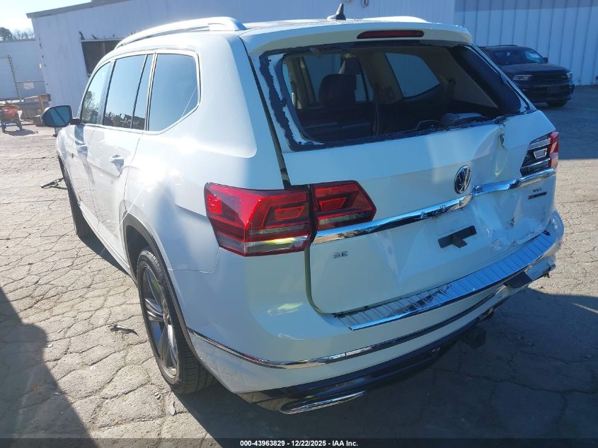 2019 Volkswagen Atlas 3.6L V6 Se W/Technology R-Line