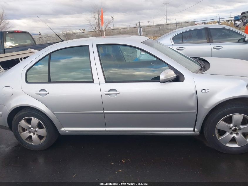2003 Volkswagen Jetta Gls 2.0L VIN: 3VWSK69M73M118072 Lot: 43963830