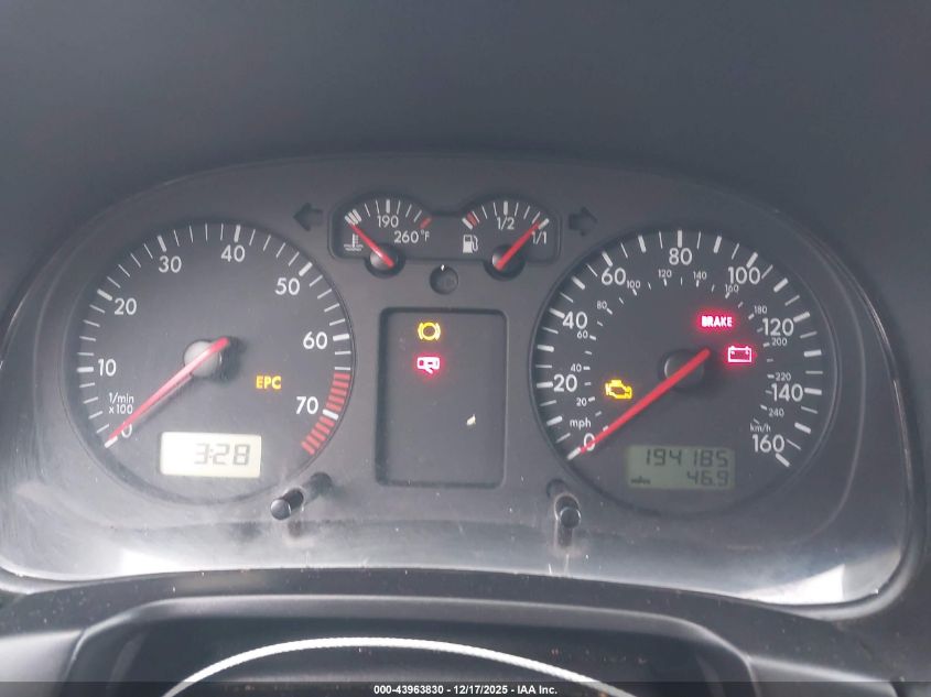 2003 Volkswagen Jetta Gls 2.0L VIN: 3VWSK69M73M118072 Lot: 43963830