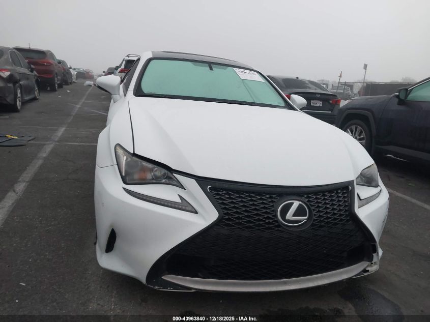 2016 Lexus Rc 200T VIN: JTHHA5BC1G5002856 Lot: 43963840
