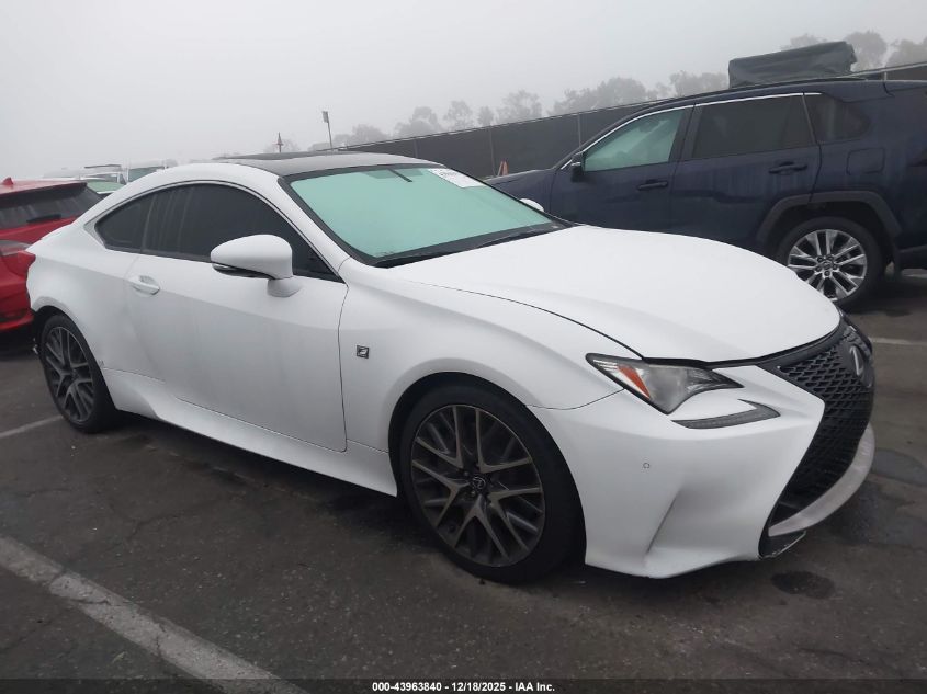 2016 Lexus Rc 200T VIN: JTHHA5BC1G5002856 Lot: 43963840
