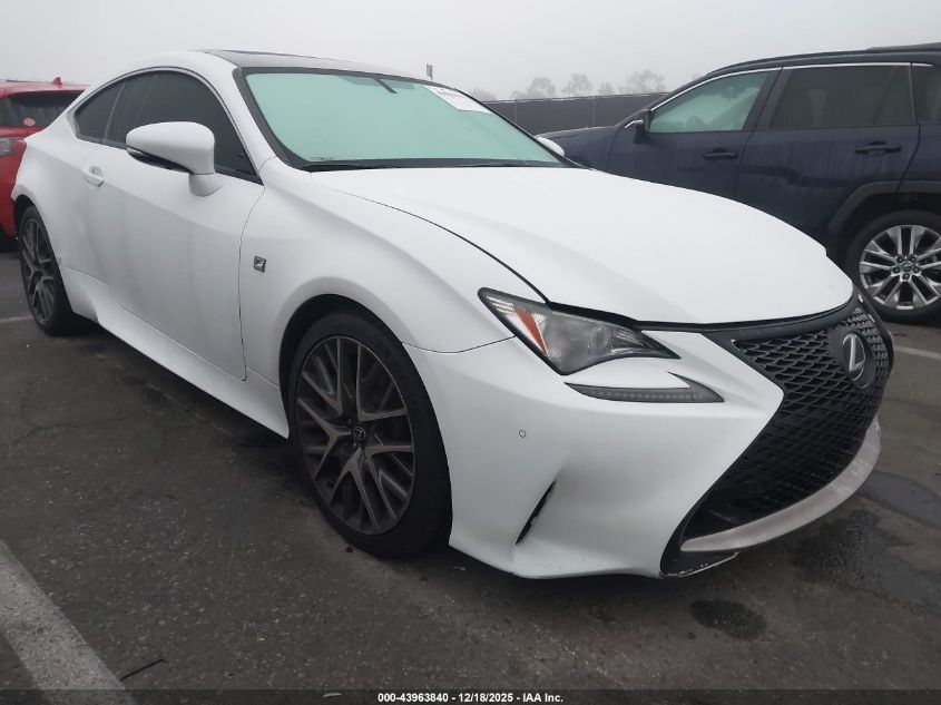 2016 Lexus Rc 200T VIN: JTHHA5BC1G5002856 Lot: 43963840