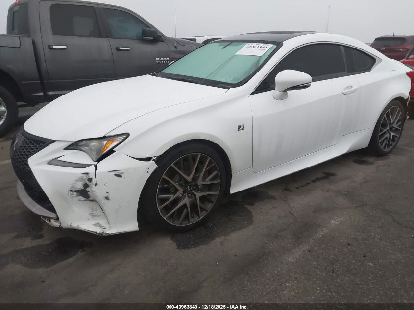 2016 Lexus Rc 200T VIN: JTHHA5BC1G5002856 Lot: 43963840