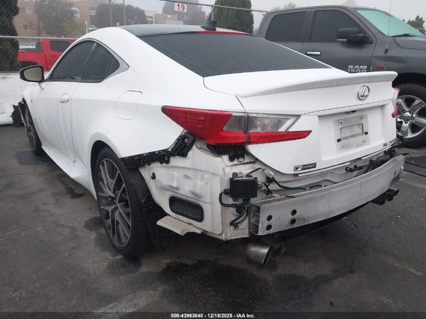 2016 Lexus Rc 200T VIN: JTHHA5BC1G5002856 Lot: 43963840