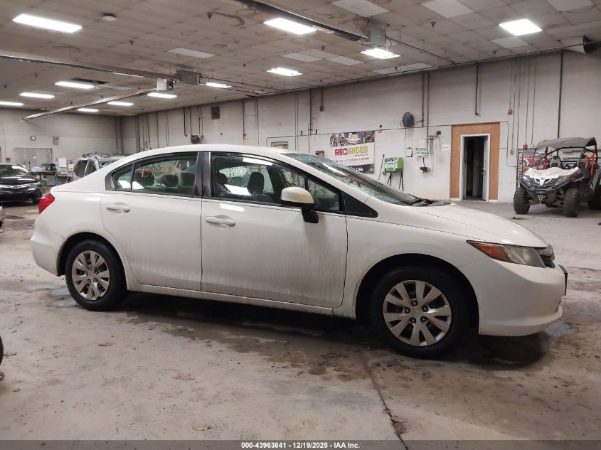 2012 Honda Civic Lx VIN: 19XFB2F54CE312949 Lot: 43963841