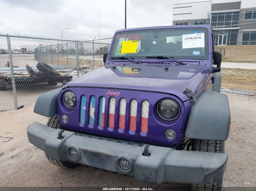 2017 Jeep Wrangler Sport 4X4 VIN: 1C4AJWAG8HL705266 Lot: 43963846