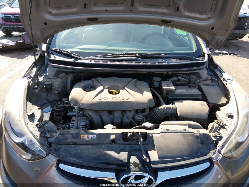 2013 Hyundai Elantra Gls VIN: 5NPDH4AE2DH399224 Lot: 43963848