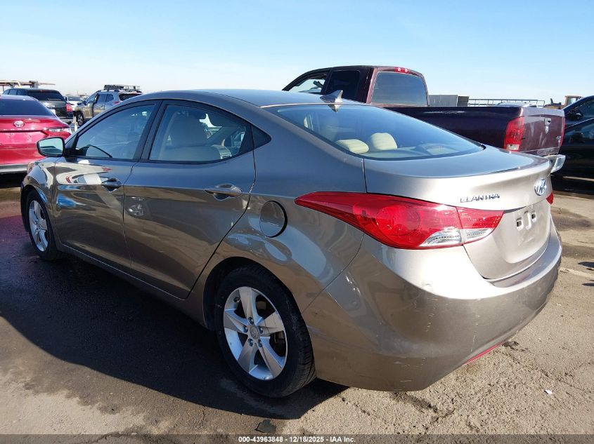 2013 Hyundai Elantra Gls VIN: 5NPDH4AE2DH399224 Lot: 43963848
