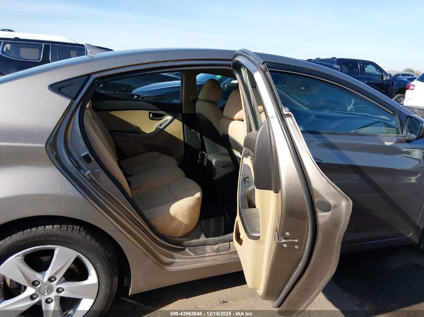 2013 Hyundai Elantra Gls VIN: 5NPDH4AE2DH399224 Lot: 43963848