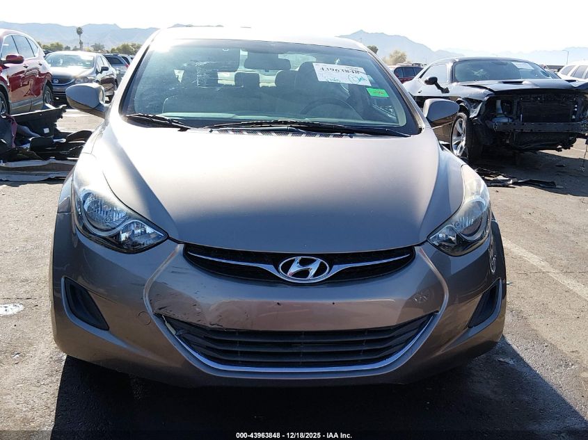 2013 Hyundai Elantra Gls VIN: 5NPDH4AE2DH399224 Lot: 43963848