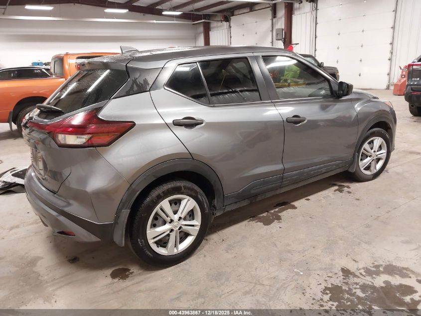 2022 Nissan Kicks S Xtronic Cvt VIN: 3N1CP5BV1NL513365 Lot: 43963867